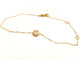 Bracelet Bracelet en or rose 18 carats avec diamant taille brillant 0,08 ct 58 Facettes 579014RV
