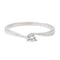 Bague 54 Bague solitaire en or blanc 18 carats avec diamant taille brillant 58 Facettes 2682326CD