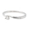 Bague 54 Bague solitaire en or blanc 18 carats avec diamant taille brillant 58 Facettes 2682326CD