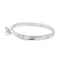 Bague 54 Bague solitaire en or blanc 18 carats avec diamant taille brillant 58 Facettes 2682326CD