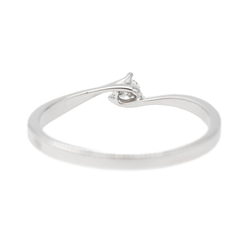 Bague 54 Bague solitaire en or blanc 18 carats avec diamant taille brillant 58 Facettes 2682326CD