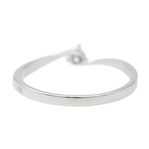 Bague 54 Bague solitaire en or blanc 18 carats avec diamant taille brillant 58 Facettes 2682326CD