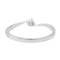 Bague 54 Bague solitaire en or blanc 18 carats avec diamant taille brillant 58 Facettes 2682326CD