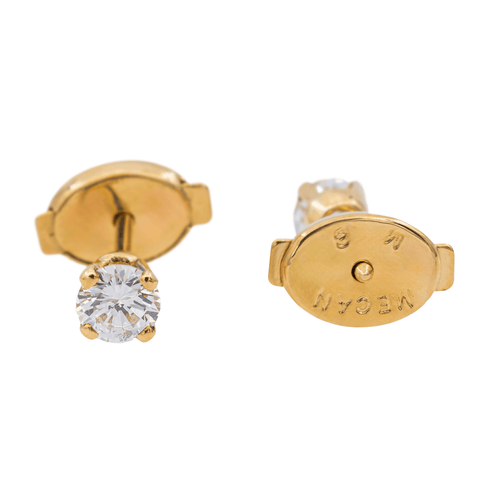 Boucles d'oreilles Boucles d'oreilles puces en or jaune et diamants 58 Facettes 3148550CN