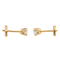 Boucles d'oreilles Boucles d'oreilles puces en or jaune et diamants 58 Facettes 3148550CN