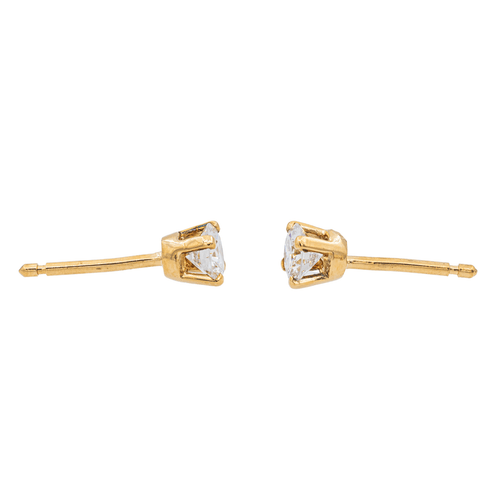 Boucles d'oreilles Boucles d'oreilles puces en or jaune et diamants 58 Facettes 3148550CN