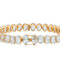 Bracelet Bracelet en or rose, aigues-marines et diamants 58 Facettes 3357370CN