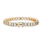 Bracelet Bracelet en or rose, aigues-marines et diamants 58 Facettes 3357370CN