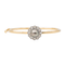 Bracelet Bracelet jonc - Perle de Tahiti et diamants en or jaune 58 Facettes 2833301CN