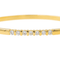 Bracelet Bracelet jonc en or jaune 18 carats serti de diamants 58 Facettes 3683017CN
