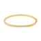 Bracelet Bracelet jonc en or jaune 18 carats serti de diamants 58 Facettes 3683017CN