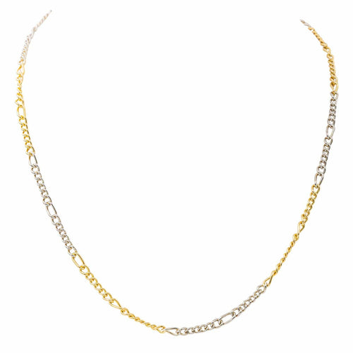 Collier Pomellato - Collier chaîne en or blanc et jaune 18 carats 58 Facettes 3479832CN