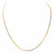 Collier Pomellato - Collier chaîne en or blanc et jaune 18 carats 58 Facettes 3479832CN