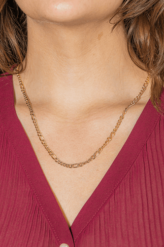 Collier Pomellato - Collier chaîne en or blanc et jaune 18 carats 58 Facettes 3479832CN