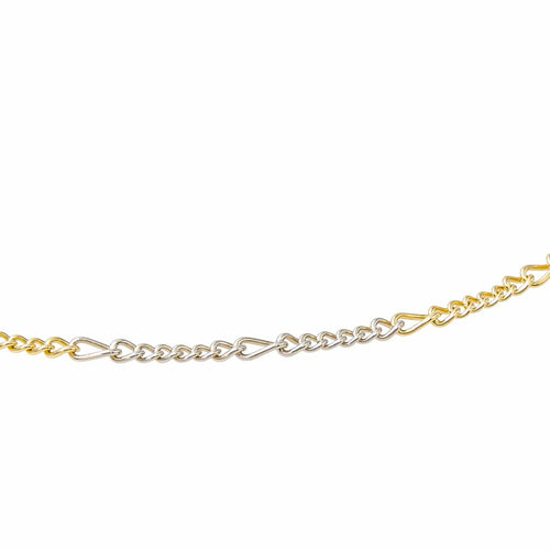 Collier Pomellato - Collier chaîne en or blanc et jaune 18 carats 58 Facettes 3479832CN