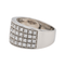 Bague 53.5 Bague en or blanc 18 carats sertie de diamants 58 Facettes 3282757CN
