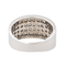 Bague 53.5 Bague en or blanc 18 carats sertie de diamants 58 Facettes 3282757CN