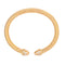 Bracelet Bracelet jonc en or rose 18 carats serti de diamants 58 Facettes 3462405CN