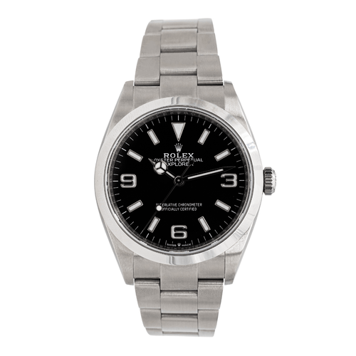 Montre Rolex Oyster Explorer - Montre en acier 36 mm 58 Facettes 2810201RV