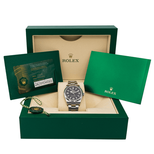 Montre Rolex Oyster Explorer - Montre en acier 36 mm 58 Facettes 2810201RV