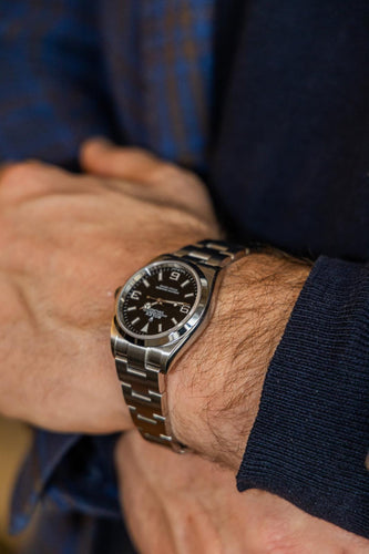 Montre Rolex Oyster Explorer - Montre en acier 36 mm 58 Facettes 2810201RV