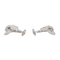 Boucles d'oreilles Boucles d’oreilles créoles - Or blanc 18 carats et diamants 58 Facettes 3837304RV