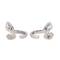 Boucles d'oreilles Boucles d’oreilles créoles - Or blanc 18 carats et diamants 58 Facettes 3837304RV