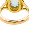Bague 47 Pompadour - Bague en or jaune, aigue-marine et diamants 58 Facettes 3447714CN