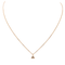 Collier Collier solitaire - Pendentif diamant en or rose 18 carats 58 Facettes 2360820CN