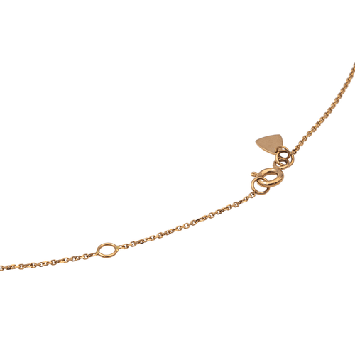 Collier Collier solitaire - Pendentif diamant en or rose 18 carats 58 Facettes 2360820CN