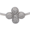 Bracelet Bracelet jonc en or blanc 18 carats serti de diamants 58 Facettes 4013368CN