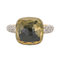 Bague 52 Pomellato Nudo - Bague en or rose avec prasiolite et diamants 58 Facettes 4174060RV