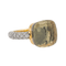 Bague 52 Pomellato Nudo - Bague en or rose avec prasiolite et diamants 58 Facettes 4174060RV