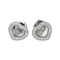 Boucles d'oreilles Chopard Happy Diamonds - Boucles d'oreilles cœur en or blanc et diamants 58 Facettes 4173784RV