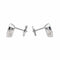 Boucles d'oreilles Chopard Happy Diamonds - Boucles d'oreilles cœur en or blanc et diamants 58 Facettes 4173784RV
