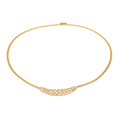 Collier Collier en or jaune et diamants 58 Facettes 3951645CN