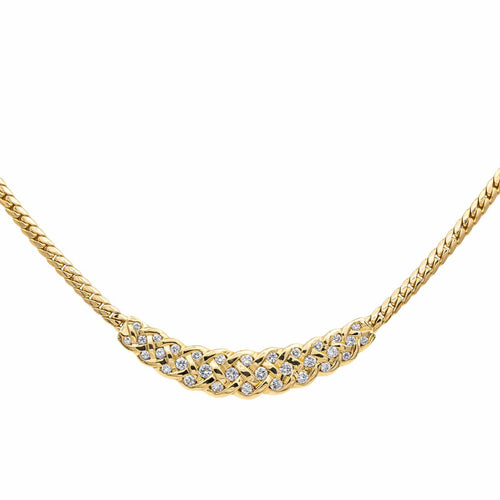 Collier Collier en or jaune et diamants 58 Facettes 3951645CN