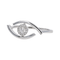 Bague 53.5 Messika Lucky Eye - Bague en or blanc et diamants 58 Facettes 4098659RV