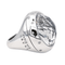 Bague 54 Pasquale Bruni - Bague en or blanc, quartz, diamants et saphirs 58 Facettes 3785007CN