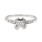 Bague 54 Mauboussin Sacré Désir - Bague solitaire en or blanc et diamants 58 Facettes 4098667RV