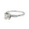 Bague 54 Mauboussin Sacré Désir - Bague solitaire en or blanc et diamants 58 Facettes 4098667RV