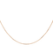 Collier Collier chaîne maille forçat en or rose 18 carats 58 Facettes 2911900CN
