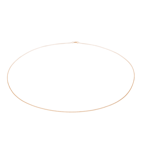 Collier Collier chaîne maille forçat en or rose 18 carats 58 Facettes 2911900CN