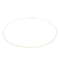 Collier Collier chaîne maille forçat en or rose 18 carats 58 Facettes 2911900CN