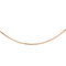 Collier Collier chaîne maille forçat en or rose 18 carats 58 Facettes 2911900CN