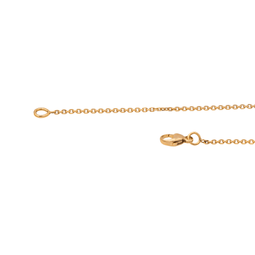Collier Collier chaîne maille forçat en or rose 18 carats 58 Facettes 2911900CN