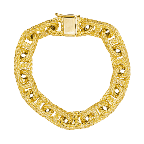 Bracelet Bracelet maille marine tressée en or jaune 18 carats 58 Facettes 4148032RV
