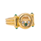 Bague 52 Chopard Happy Diamonds - Bague en or blanc avec diamants et émeraudes 58 Facettes 4322637RV