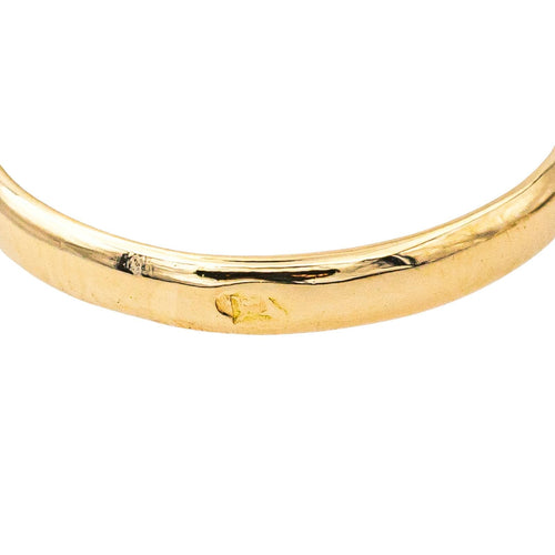 Bague 46 Bague en or jaune 18 carats avec émeraude et diamants 58 Facettes 3905083CN