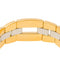 Bracelet Boucheron - Bracelet tank rétro en or jaune, blanc et rose 58 Facettes 4292713CN